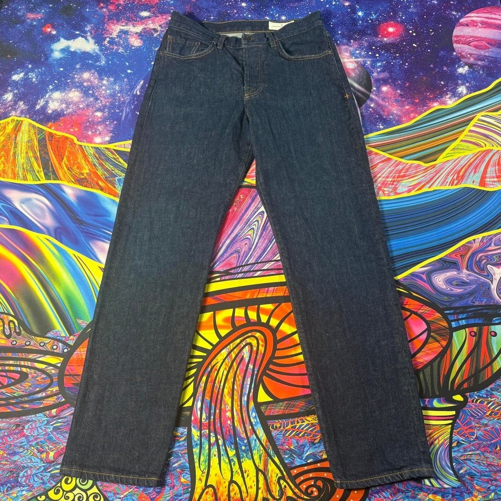 Imogene + Willie Ada Jeans Womens 27 Dark Wash Premium Denim Straight Leg 30x30